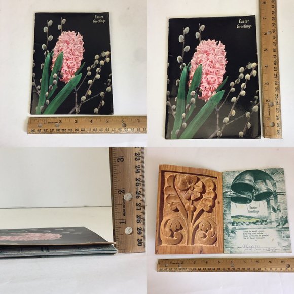 Vtg 1960s Easter Greetings Prayer Booklet w Pictures Catholic Religion READ - Picture 2 of 8